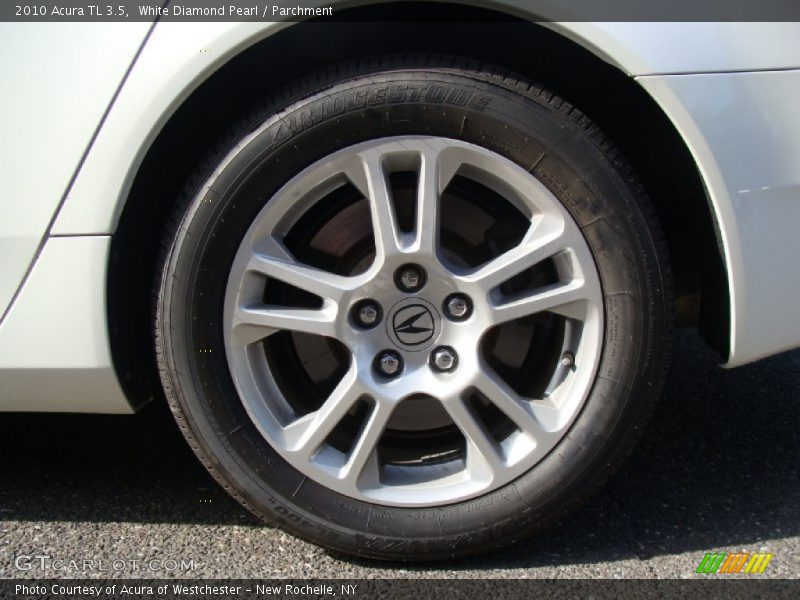 White Diamond Pearl / Parchment 2010 Acura TL 3.5