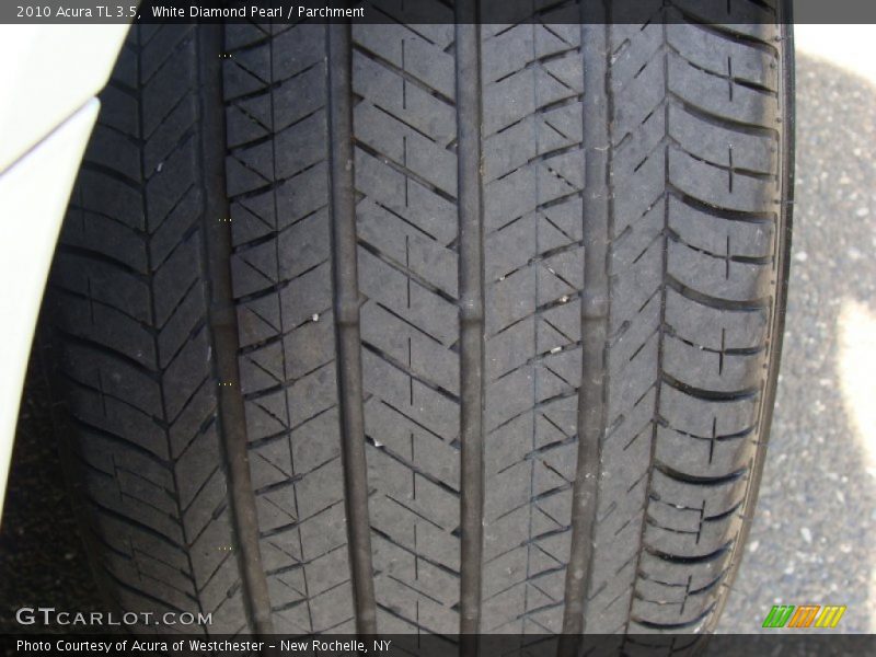 White Diamond Pearl / Parchment 2010 Acura TL 3.5