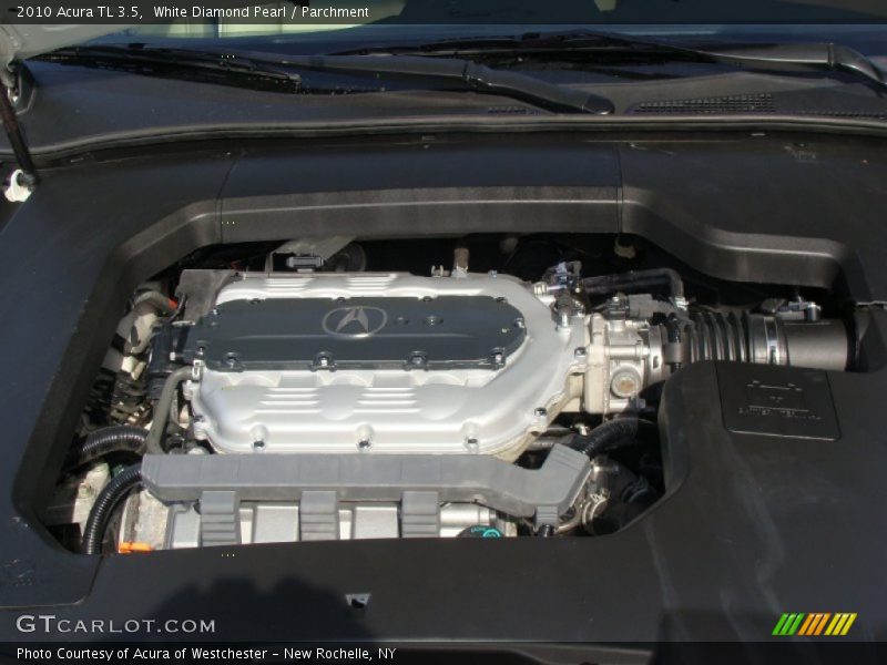 White Diamond Pearl / Parchment 2010 Acura TL 3.5