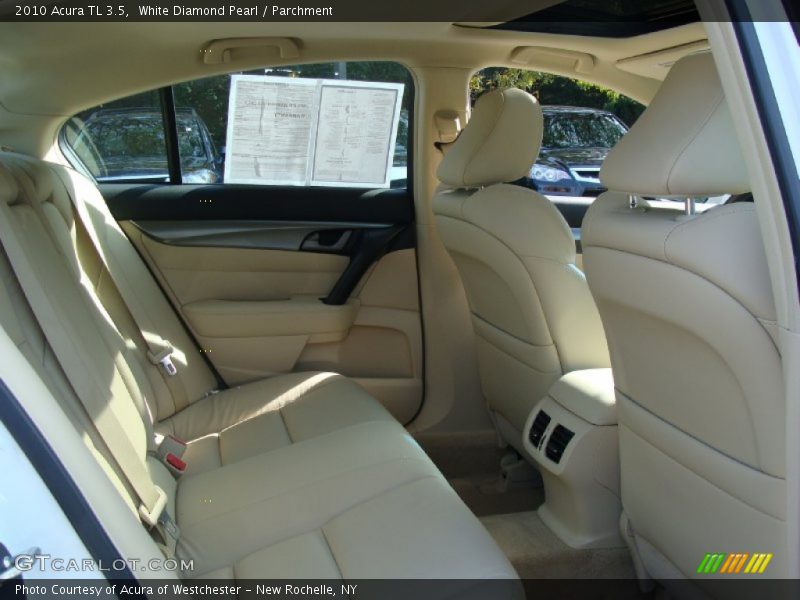 White Diamond Pearl / Parchment 2010 Acura TL 3.5
