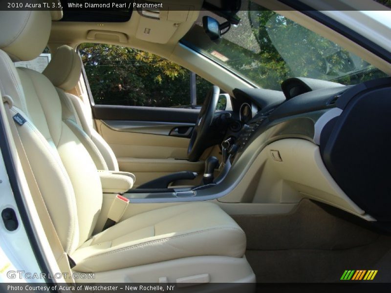 White Diamond Pearl / Parchment 2010 Acura TL 3.5