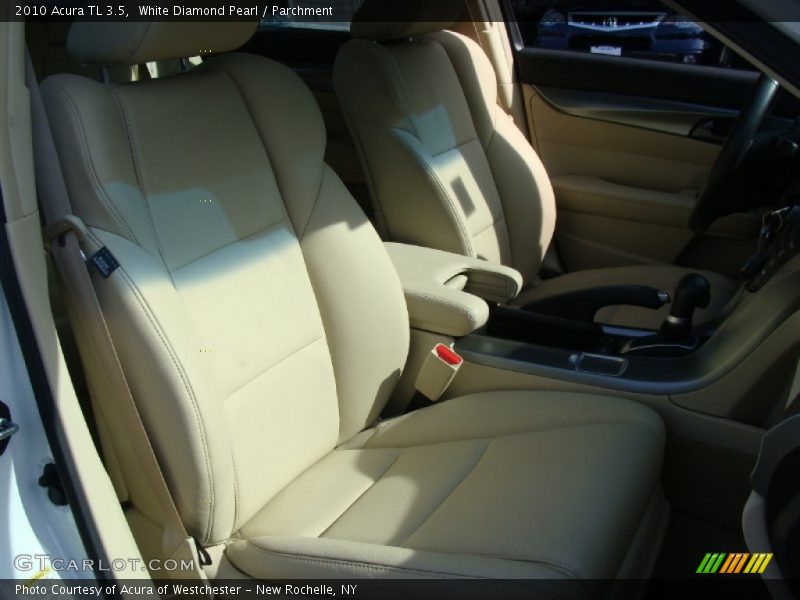 White Diamond Pearl / Parchment 2010 Acura TL 3.5