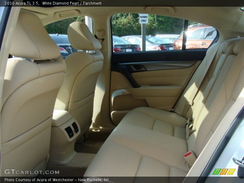 White Diamond Pearl / Parchment 2010 Acura TL 3.5