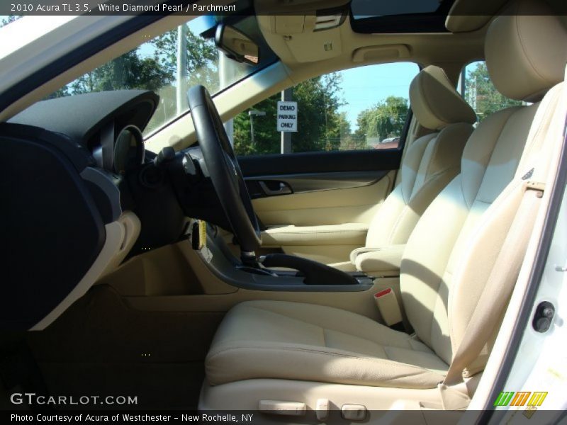 White Diamond Pearl / Parchment 2010 Acura TL 3.5