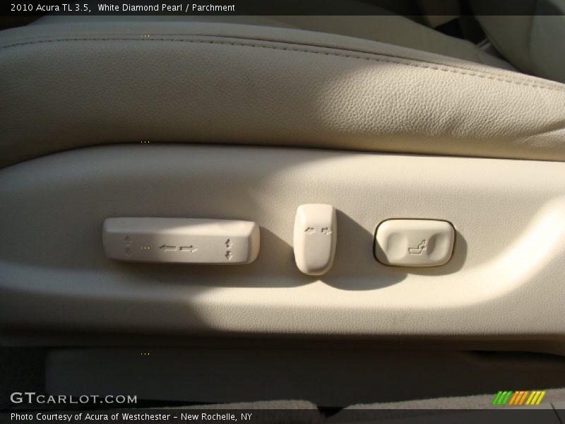 White Diamond Pearl / Parchment 2010 Acura TL 3.5