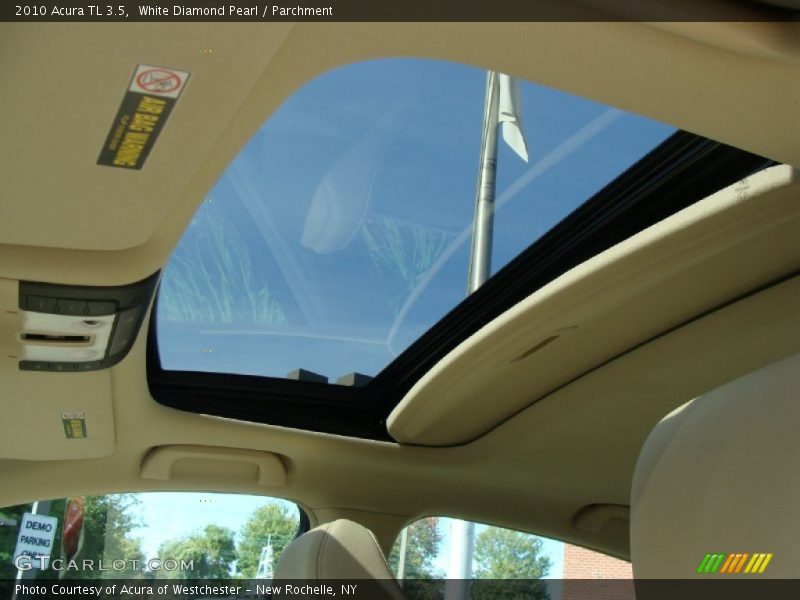 White Diamond Pearl / Parchment 2010 Acura TL 3.5