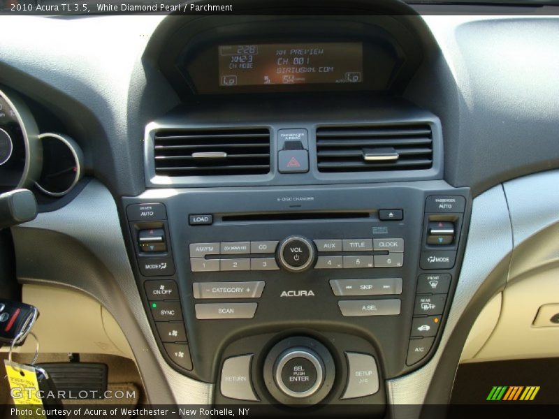 White Diamond Pearl / Parchment 2010 Acura TL 3.5