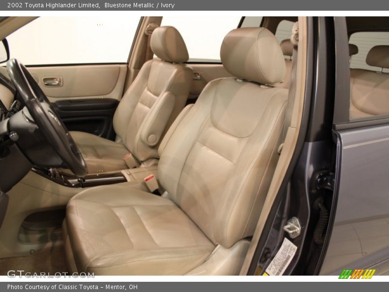 Bluestone Metallic / Ivory 2002 Toyota Highlander Limited