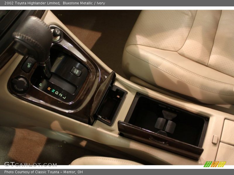 Bluestone Metallic / Ivory 2002 Toyota Highlander Limited
