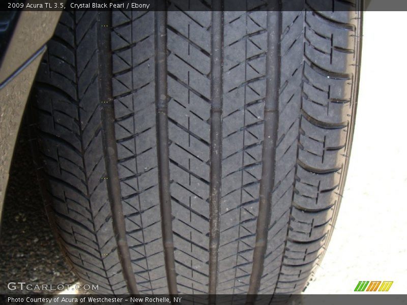 Crystal Black Pearl / Ebony 2009 Acura TL 3.5