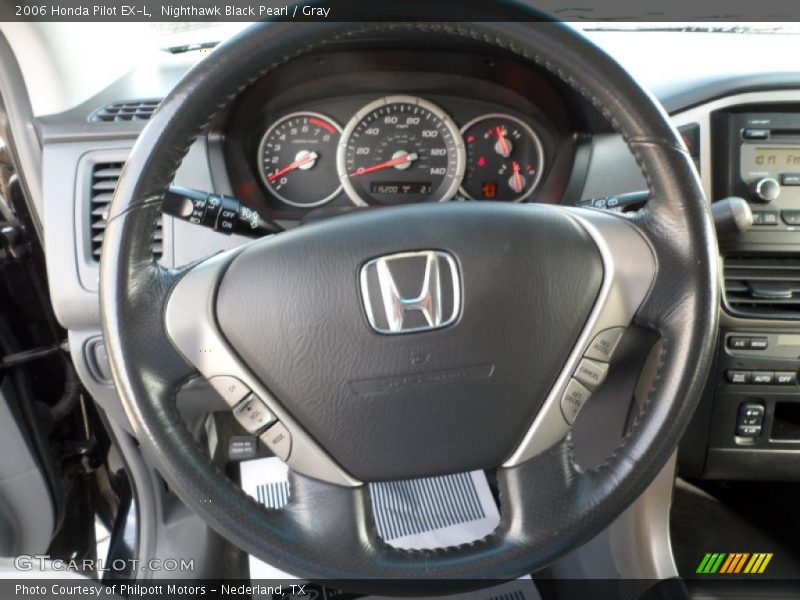 Nighthawk Black Pearl / Gray 2006 Honda Pilot EX-L