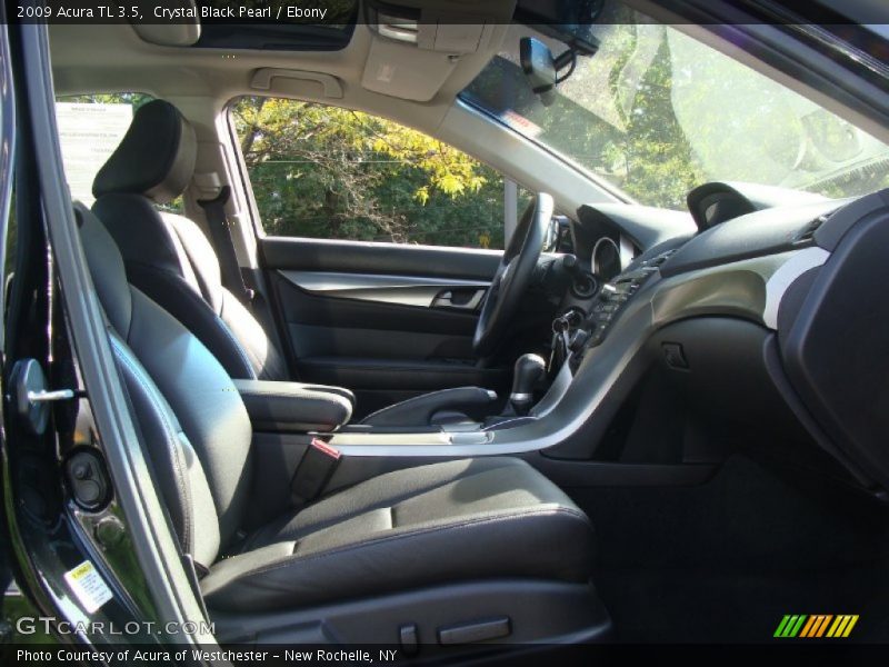 Crystal Black Pearl / Ebony 2009 Acura TL 3.5