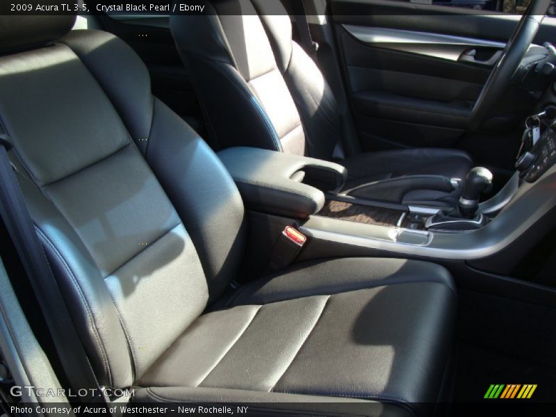 Crystal Black Pearl / Ebony 2009 Acura TL 3.5