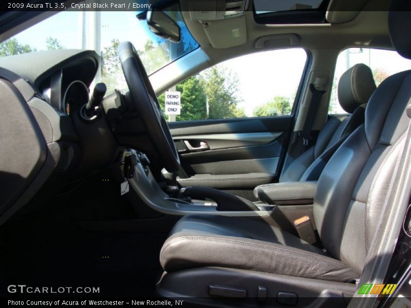 Crystal Black Pearl / Ebony 2009 Acura TL 3.5