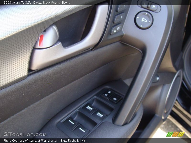 Crystal Black Pearl / Ebony 2009 Acura TL 3.5