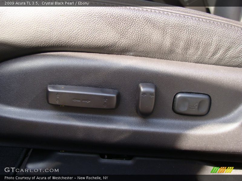 Crystal Black Pearl / Ebony 2009 Acura TL 3.5