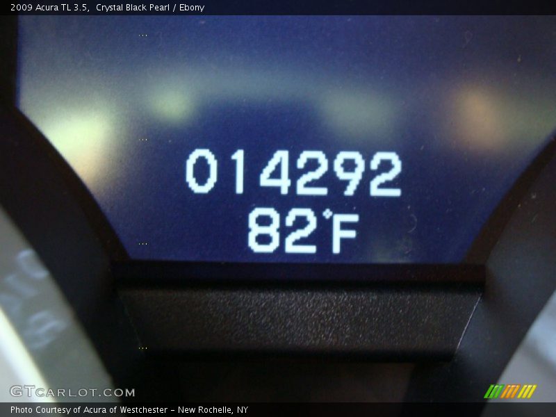 Crystal Black Pearl / Ebony 2009 Acura TL 3.5
