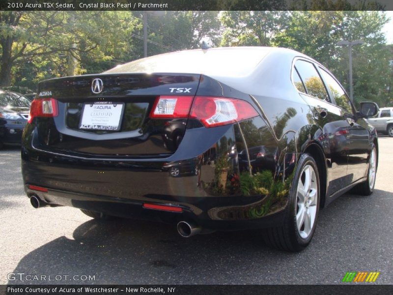 Crystal Black Pearl / Parchment 2010 Acura TSX Sedan