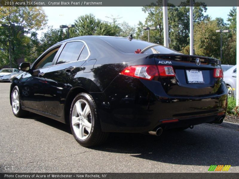 Crystal Black Pearl / Parchment 2010 Acura TSX Sedan