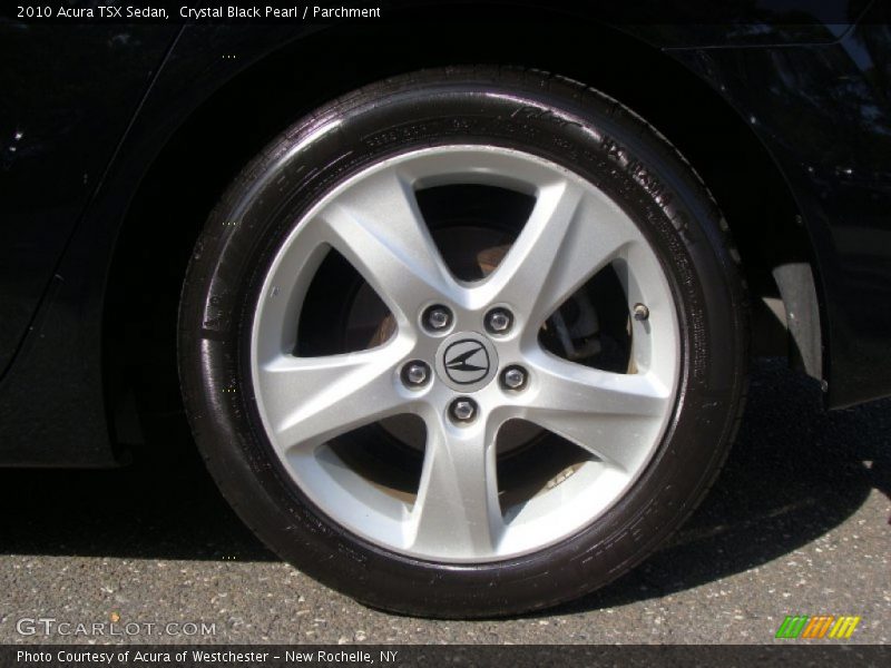 Crystal Black Pearl / Parchment 2010 Acura TSX Sedan