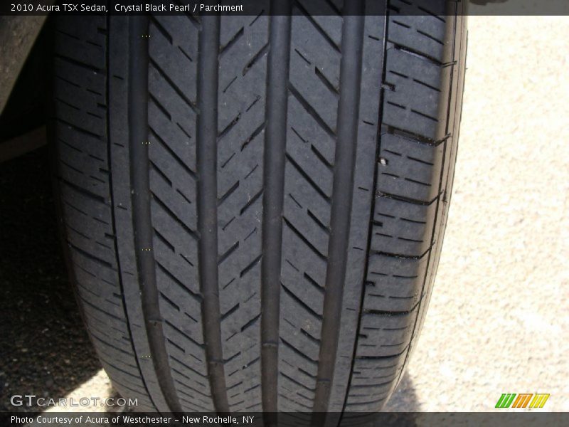 Crystal Black Pearl / Parchment 2010 Acura TSX Sedan