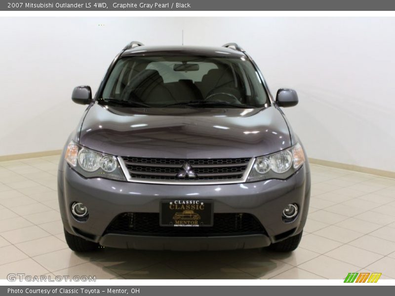 Graphite Gray Pearl / Black 2007 Mitsubishi Outlander LS 4WD