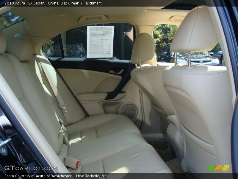 Crystal Black Pearl / Parchment 2010 Acura TSX Sedan