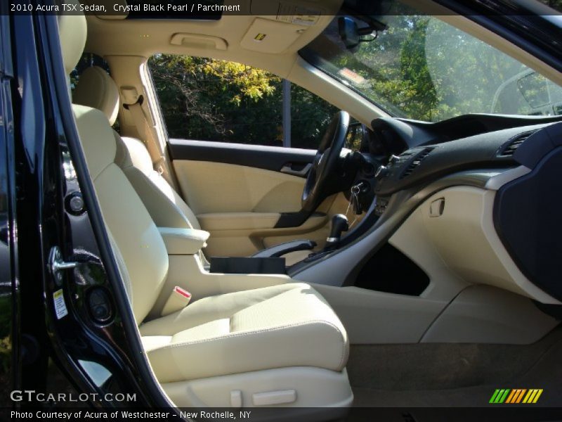 Crystal Black Pearl / Parchment 2010 Acura TSX Sedan