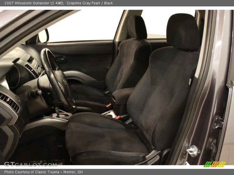 Graphite Gray Pearl / Black 2007 Mitsubishi Outlander LS 4WD