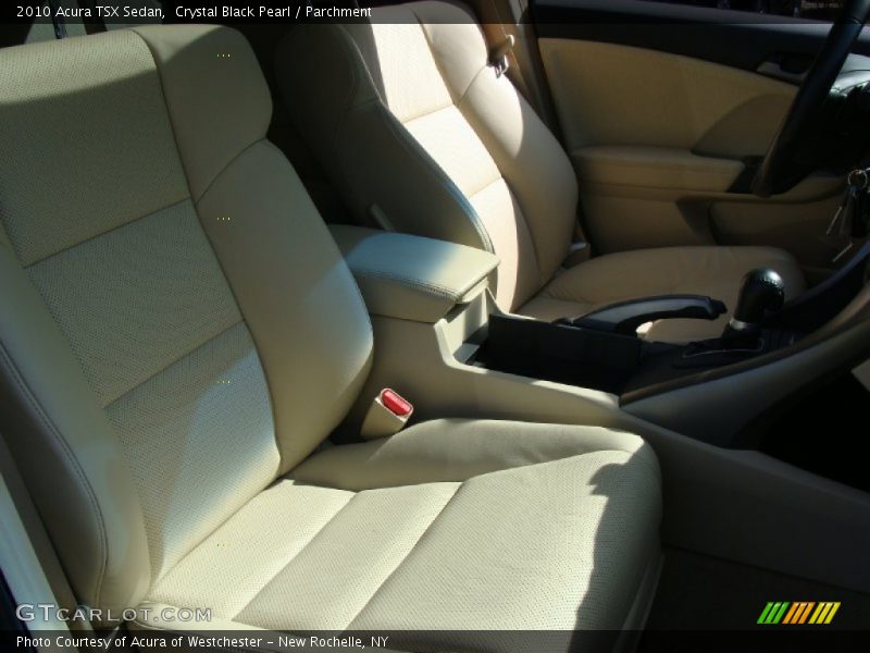 Crystal Black Pearl / Parchment 2010 Acura TSX Sedan
