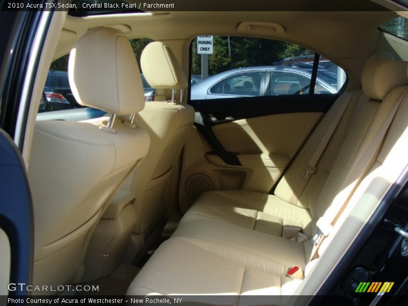 Crystal Black Pearl / Parchment 2010 Acura TSX Sedan