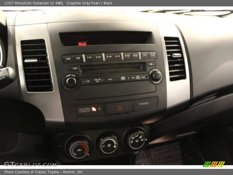 Graphite Gray Pearl / Black 2007 Mitsubishi Outlander LS 4WD