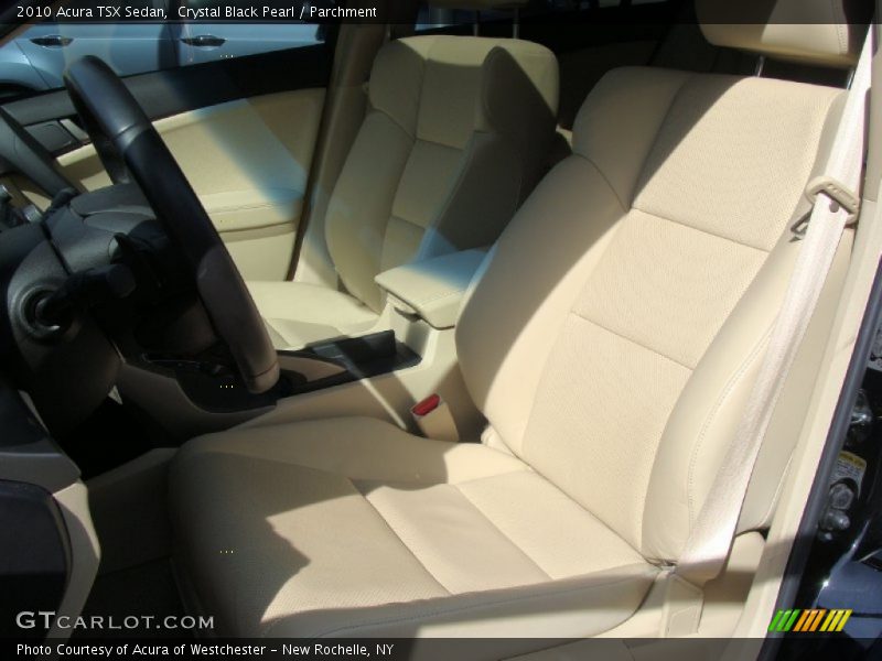 Crystal Black Pearl / Parchment 2010 Acura TSX Sedan