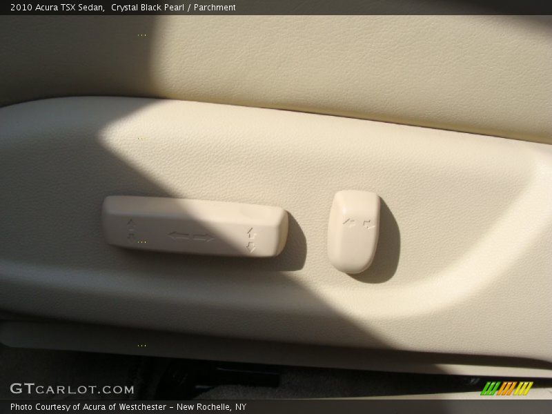 Crystal Black Pearl / Parchment 2010 Acura TSX Sedan