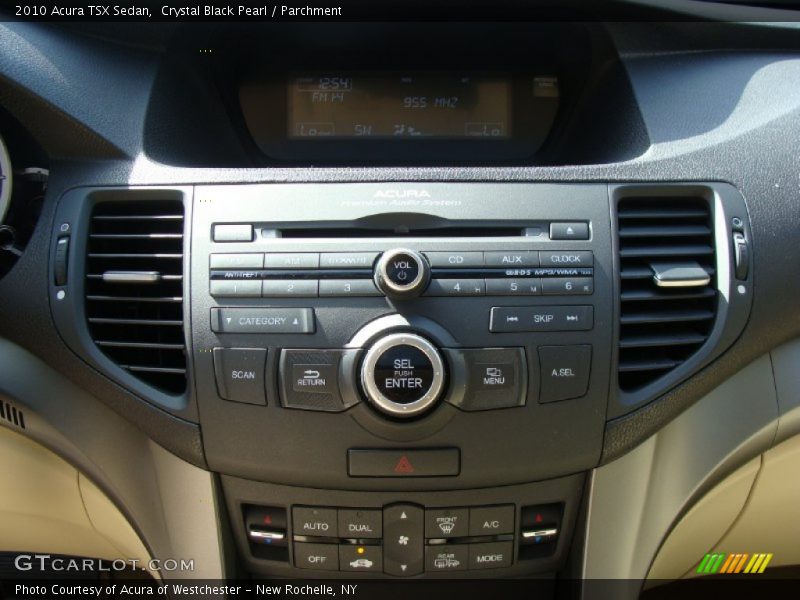Crystal Black Pearl / Parchment 2010 Acura TSX Sedan