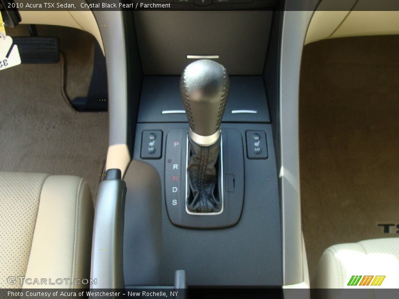 Crystal Black Pearl / Parchment 2010 Acura TSX Sedan
