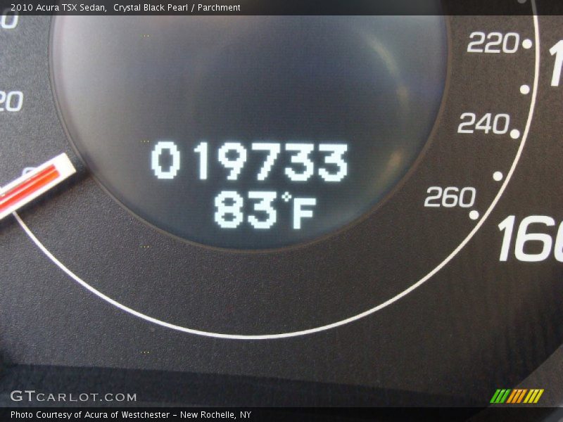 Crystal Black Pearl / Parchment 2010 Acura TSX Sedan