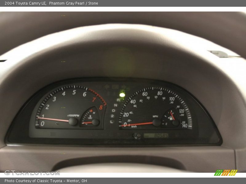 Phantom Gray Pearl / Stone 2004 Toyota Camry LE
