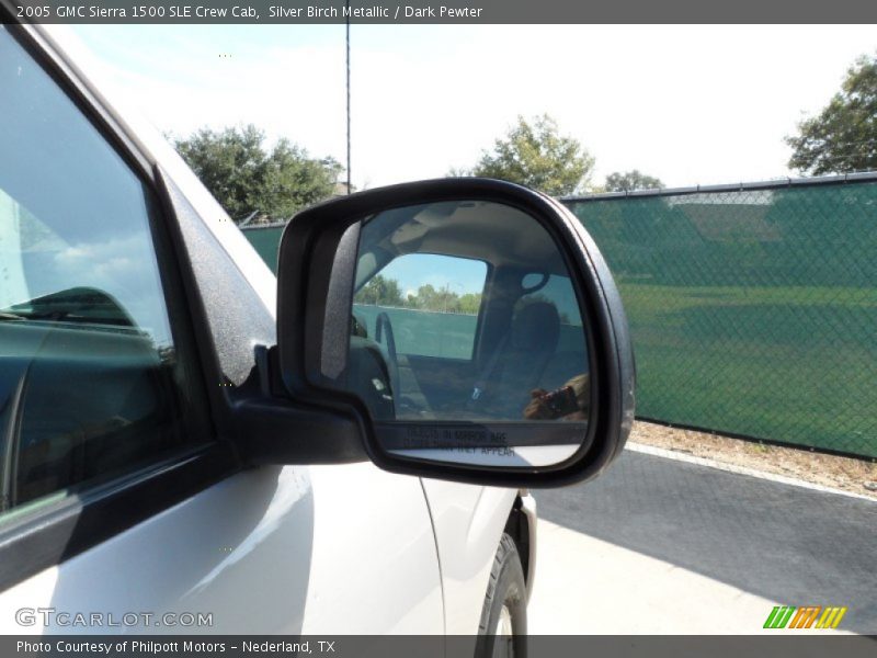 Silver Birch Metallic / Dark Pewter 2005 GMC Sierra 1500 SLE Crew Cab