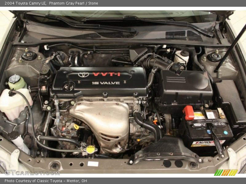 Phantom Gray Pearl / Stone 2004 Toyota Camry LE