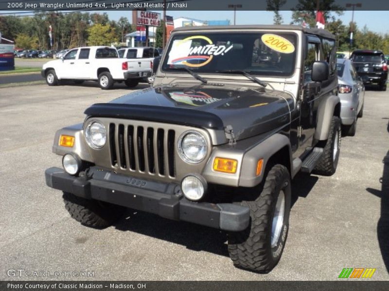 Light Khaki Metallic / Khaki 2006 Jeep Wrangler Unlimited 4x4