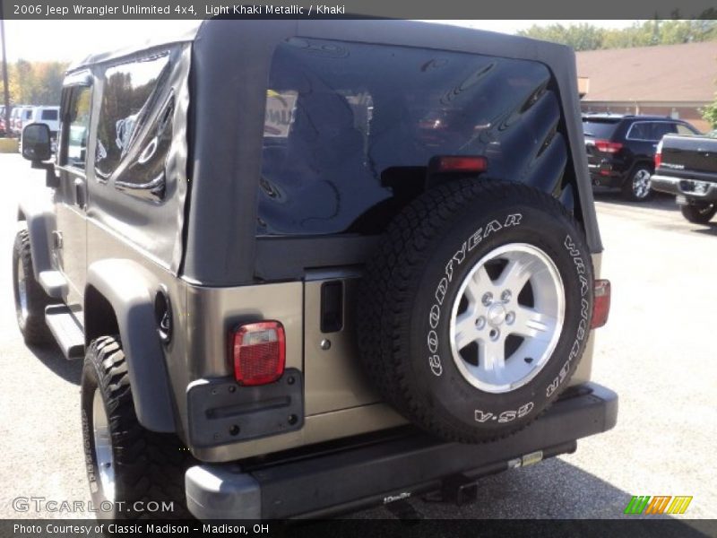 Light Khaki Metallic / Khaki 2006 Jeep Wrangler Unlimited 4x4