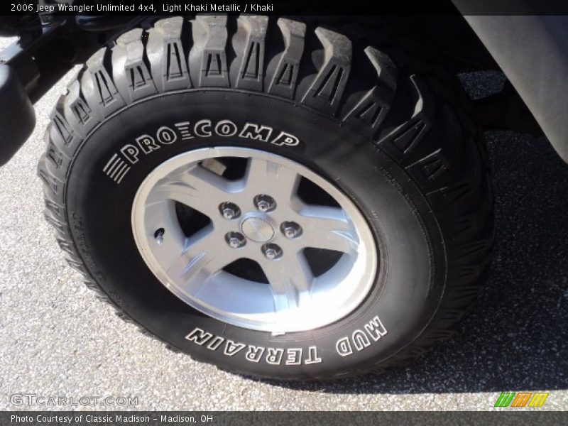 Light Khaki Metallic / Khaki 2006 Jeep Wrangler Unlimited 4x4