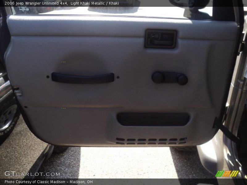 Light Khaki Metallic / Khaki 2006 Jeep Wrangler Unlimited 4x4