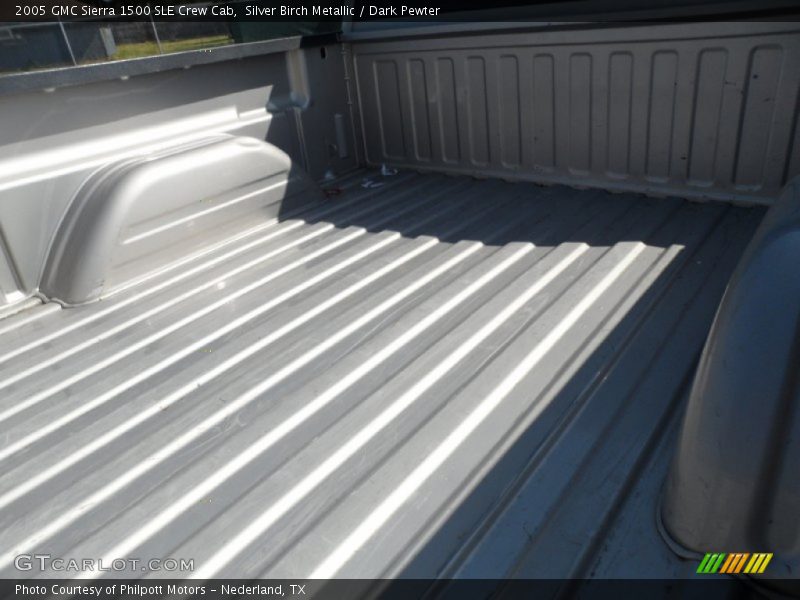 Silver Birch Metallic / Dark Pewter 2005 GMC Sierra 1500 SLE Crew Cab