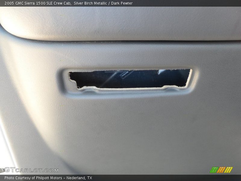 Silver Birch Metallic / Dark Pewter 2005 GMC Sierra 1500 SLE Crew Cab