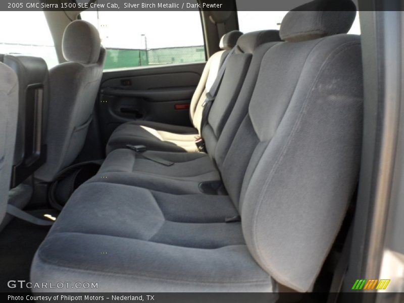 Silver Birch Metallic / Dark Pewter 2005 GMC Sierra 1500 SLE Crew Cab