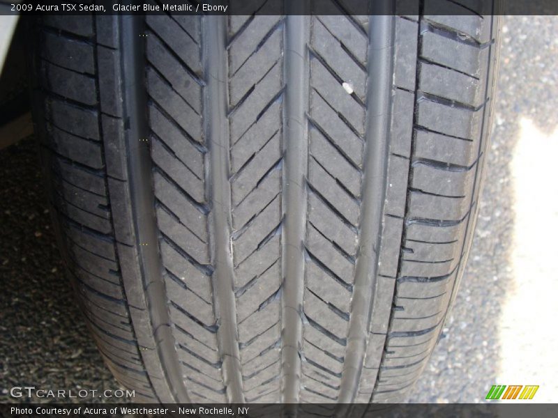Glacier Blue Metallic / Ebony 2009 Acura TSX Sedan