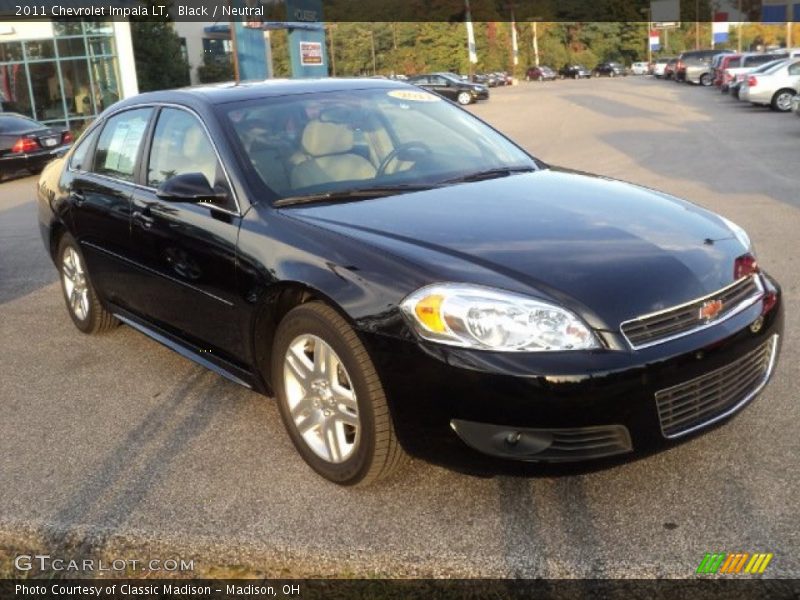 Black / Neutral 2011 Chevrolet Impala LT