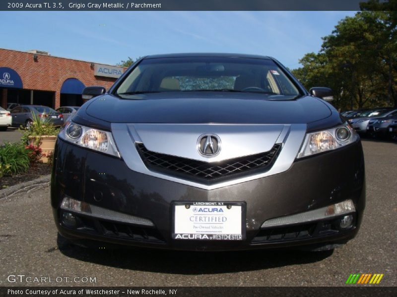 Grigio Gray Metallic / Parchment 2009 Acura TL 3.5